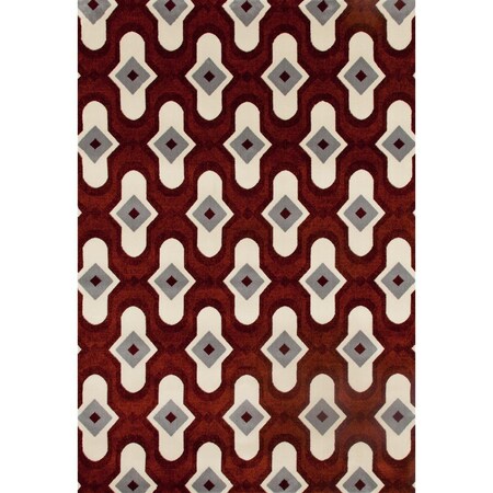 Standalone Troy Collection Protector Woven Area Rug - Red - 2 x 4 ft. ST3538572